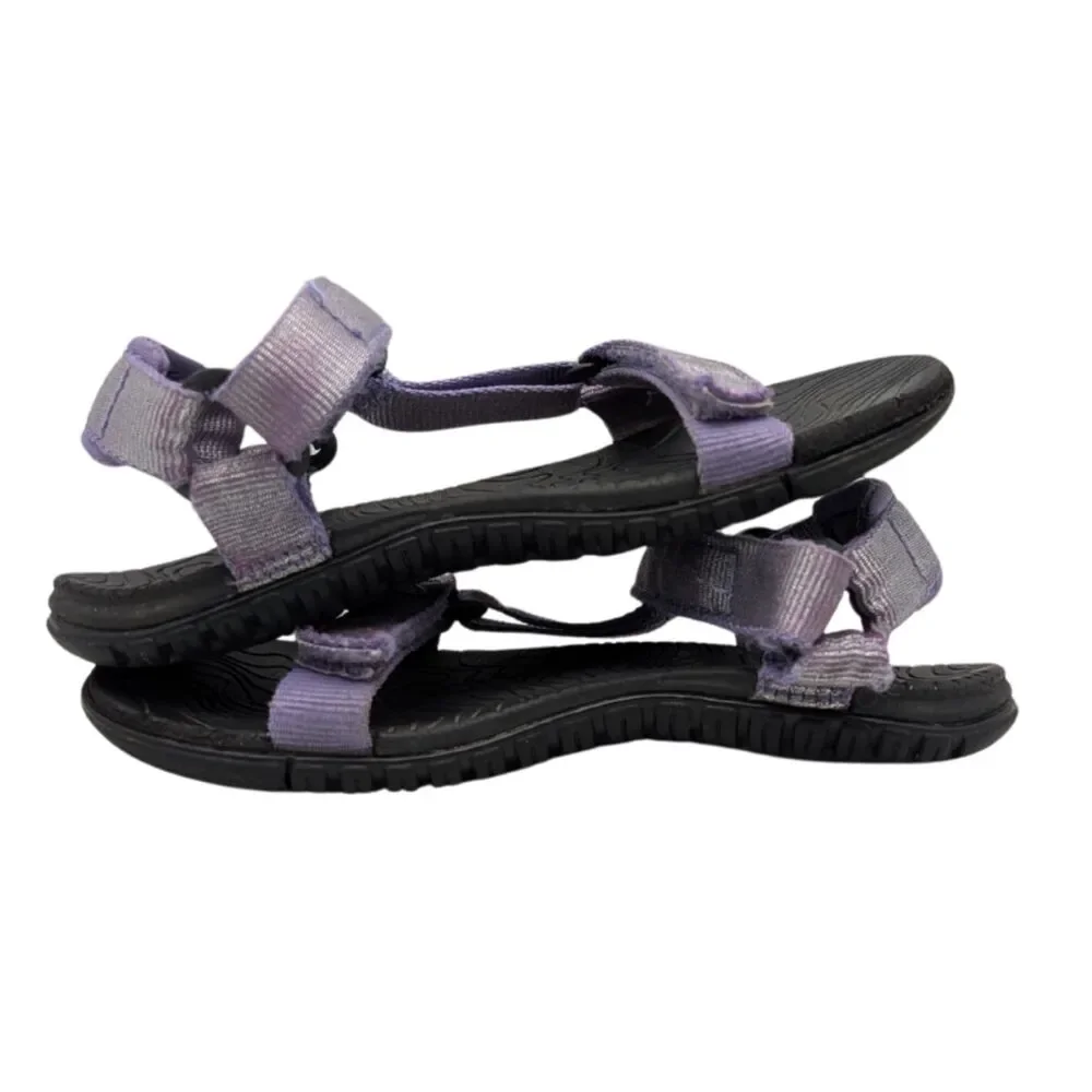 Teva Sparkly Purple Kids Hurricane Sandal Size Toddler 12